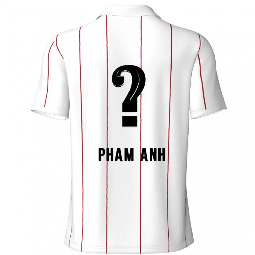 Danxen Heren Khoi Pham Anh #0 Wit Zwart Uitshirt Uittenue 2024/25 T-Shirt