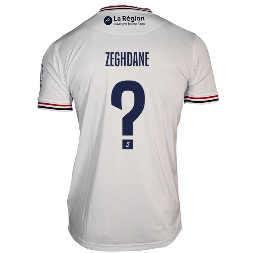 Danxen Heren Merwan Zeghdane #0 Wit Uitshirt Uittenue 2024/25 T-Shirt