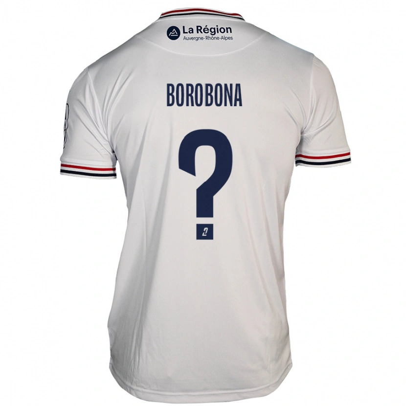 Danxen Heren Uchaël Borobona #0 Wit Uitshirt Uittenue 2024/25 T-Shirt