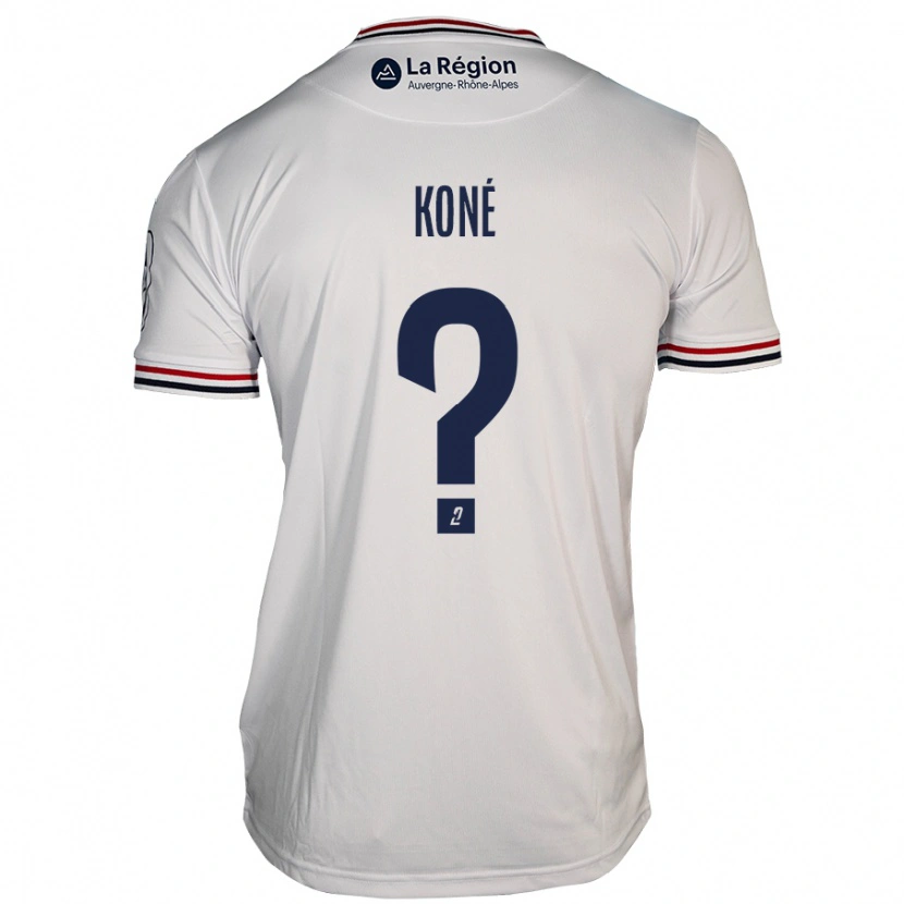 Danxen Heren Lény Koné #0 Wit Uitshirt Uittenue 2024/25 T-Shirt