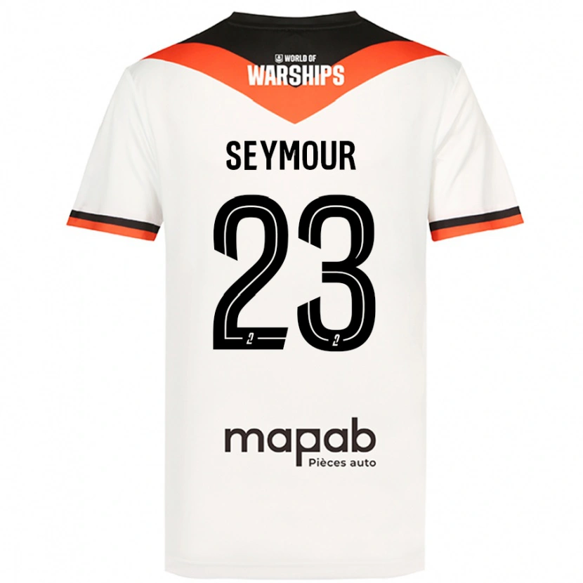 Danxen Heren Brice Seymour #23 Wit Uitshirt Uittenue 2024/25 T-Shirt