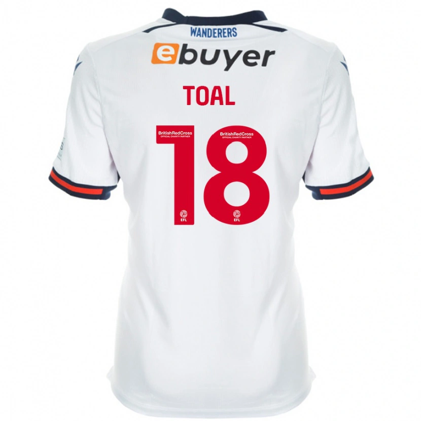 Danxen Dames Eoin Toal #18 Wit Thuisshirt Thuistenue 2024/25 T-Shirt