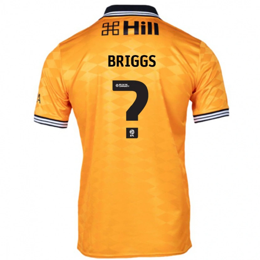 Danxen Dames Jj Briggs #0 Oranje Thuisshirt Thuistenue 2024/25 T-Shirt