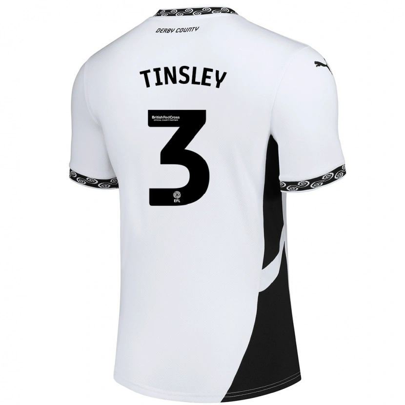 Danxen Dames Megan Tinsley #3 Wit Zwart Thuisshirt Thuistenue 2024/25 T-Shirt