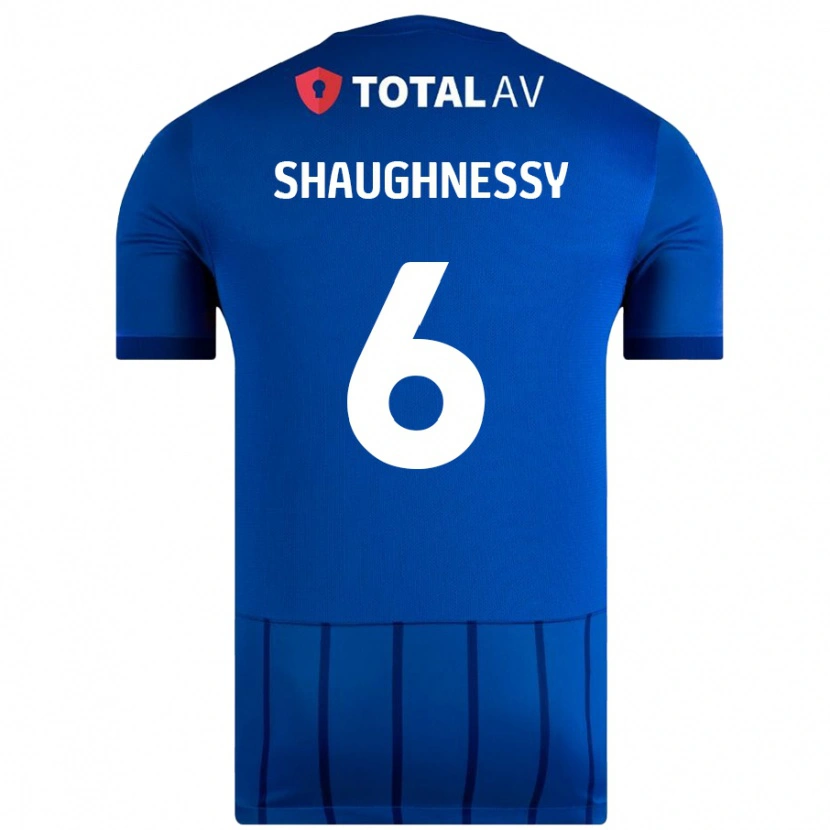 Danxen Dames Conor Shaughnessy #6 Blauw Thuisshirt Thuistenue 2024/25 T-Shirt