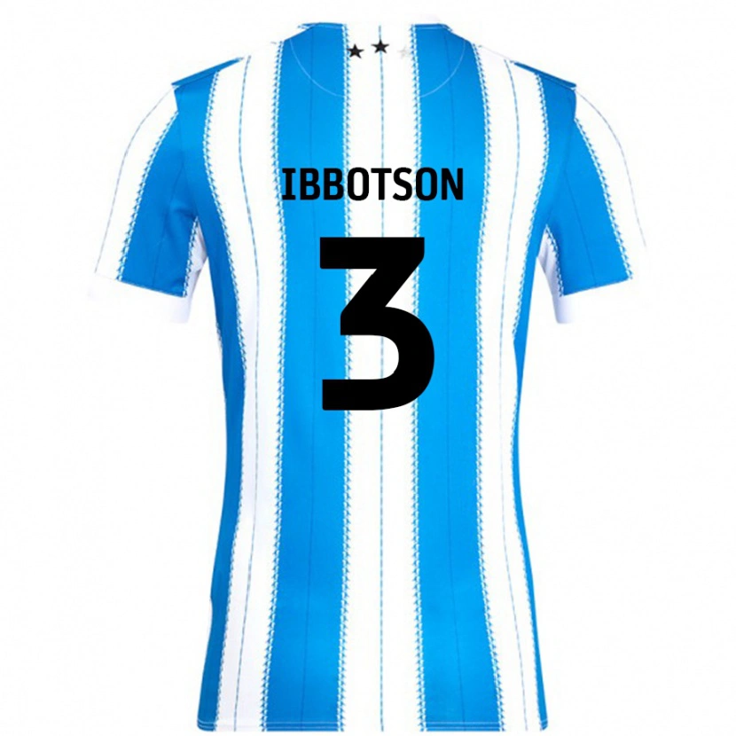 Danxen Dames Beth Ibbotson #3 Blauw Wit Thuisshirt Thuistenue 2024/25 T-Shirt