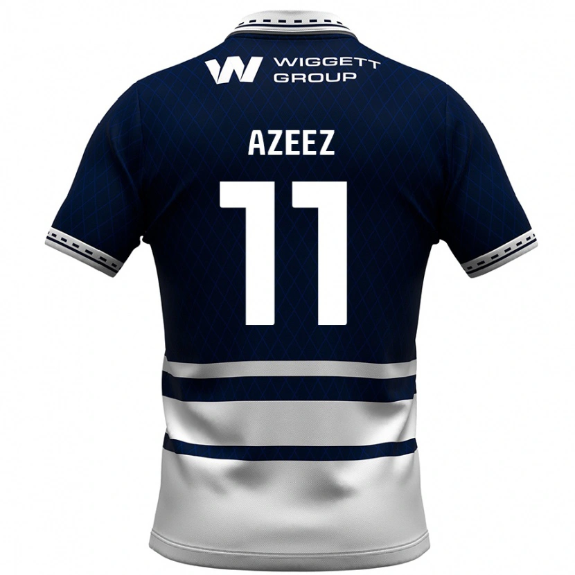 Danxen Dames Femi Azeez #11 Marineblauw Wit Thuisshirt Thuistenue 2024/25 T-Shirt