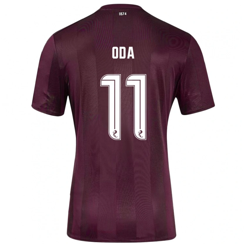 Danxen Dames Yutaro Oda #11 Bordeauxrood Thuisshirt Thuistenue 2024/25 T-Shirt