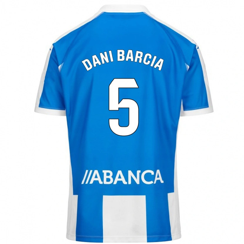 Danxen Dames Dani Barcia #5 Blauw Wit Thuisshirt Thuistenue 2024/25 T-Shirt