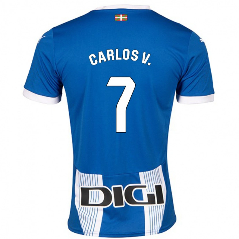 Danxen Dames Carlos Vicente #7 Blauw Thuisshirt Thuistenue 2024/25 T-Shirt