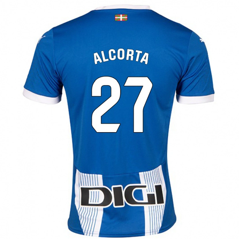 Danxen Dames Alaitz Alcorta #27 Blauw Thuisshirt Thuistenue 2024/25 T-Shirt