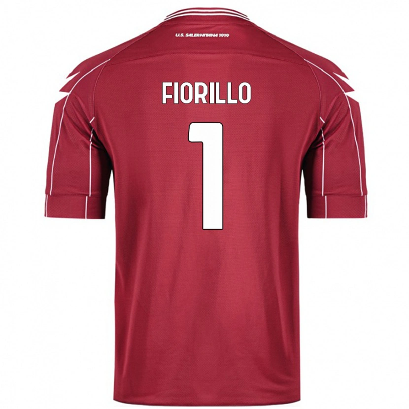 Danxen Dames Vincenzo Fiorillo #1 Bordeauxrood Thuisshirt Thuistenue 2024/25 T-Shirt