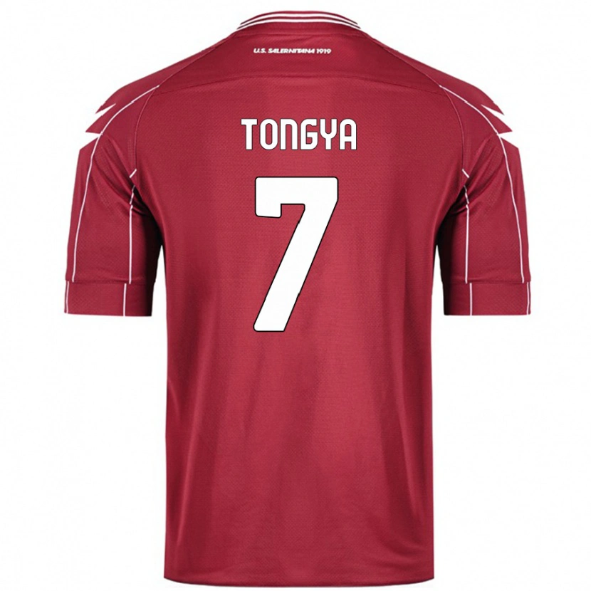 Danxen Dames Franco Tongya #7 Bordeauxrood Thuisshirt Thuistenue 2024/25 T-Shirt