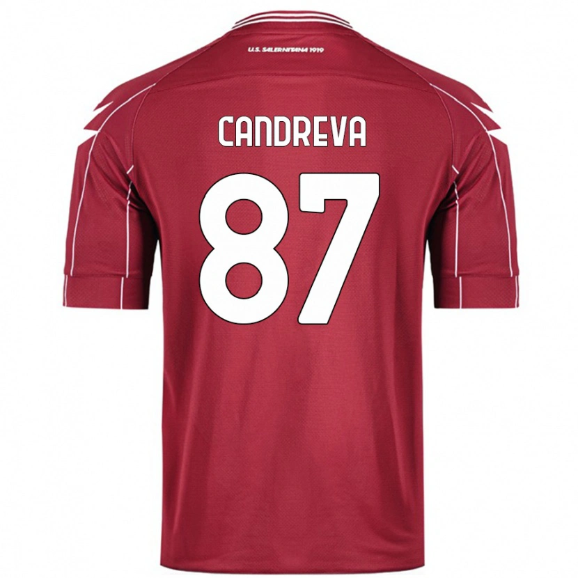 Danxen Dames Antonio Candreva #87 Bordeauxrood Thuisshirt Thuistenue 2024/25 T-Shirt