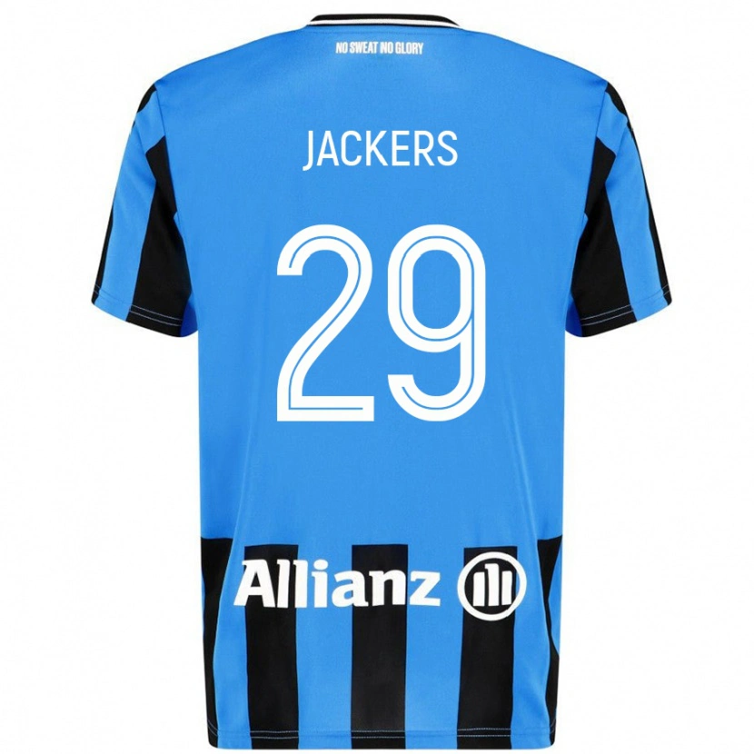 Danxen Dames Nordin Jackers #29 Hemelsblauw Zwart Thuisshirt Thuistenue 2024/25 T-Shirt