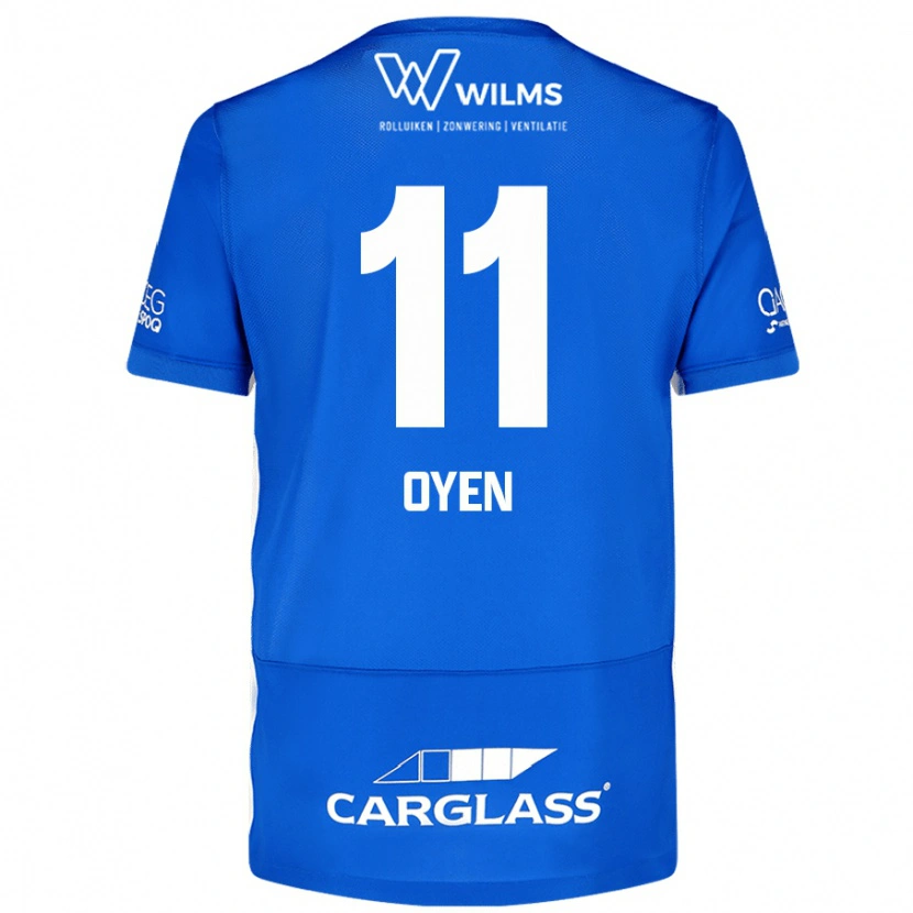 Danxen Dames Luca Oyen #11 Blauw Thuisshirt Thuistenue 2024/25 T-Shirt