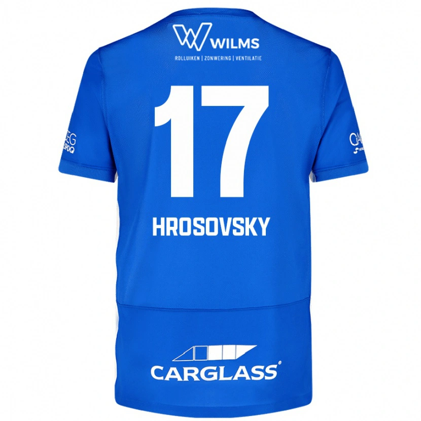 Danxen Dames Patrik Hrosovsky #17 Blauw Thuisshirt Thuistenue 2024/25 T-Shirt