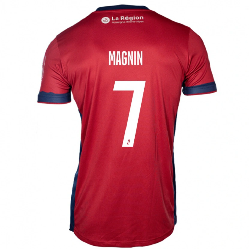 Danxen Dames Yohann Magnin #7 Licht Bordeauxrood Thuisshirt Thuistenue 2024/25 T-Shirt