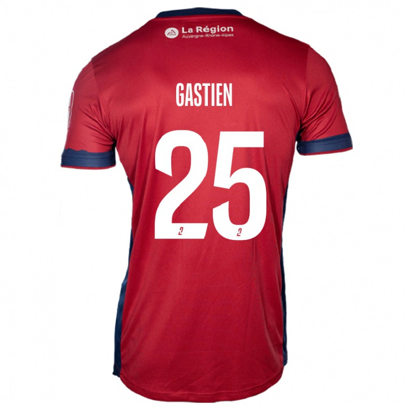 Danxen Dames Johan Gastien #25 Licht Bordeauxrood Thuisshirt Thuistenue 2024/25 T-Shirt