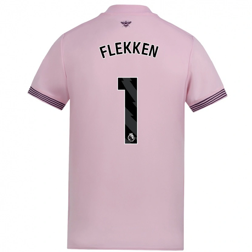 Danxen Dames Mark Flekken #1 Roze Uitshirt Uittenue 2024/25 T-Shirt