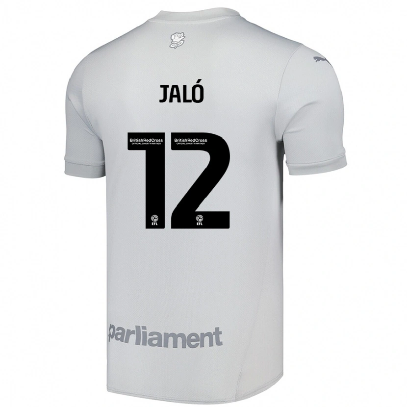 Danxen Dames Fábio Jaló #12 Zilvergrijs Uitshirt Uittenue 2024/25 T-Shirt