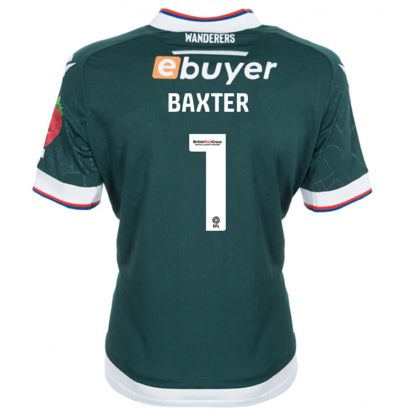 Danxen Dames Nathan Baxter #1 Donkergroen Uitshirt Uittenue 2024/25 T-Shirt