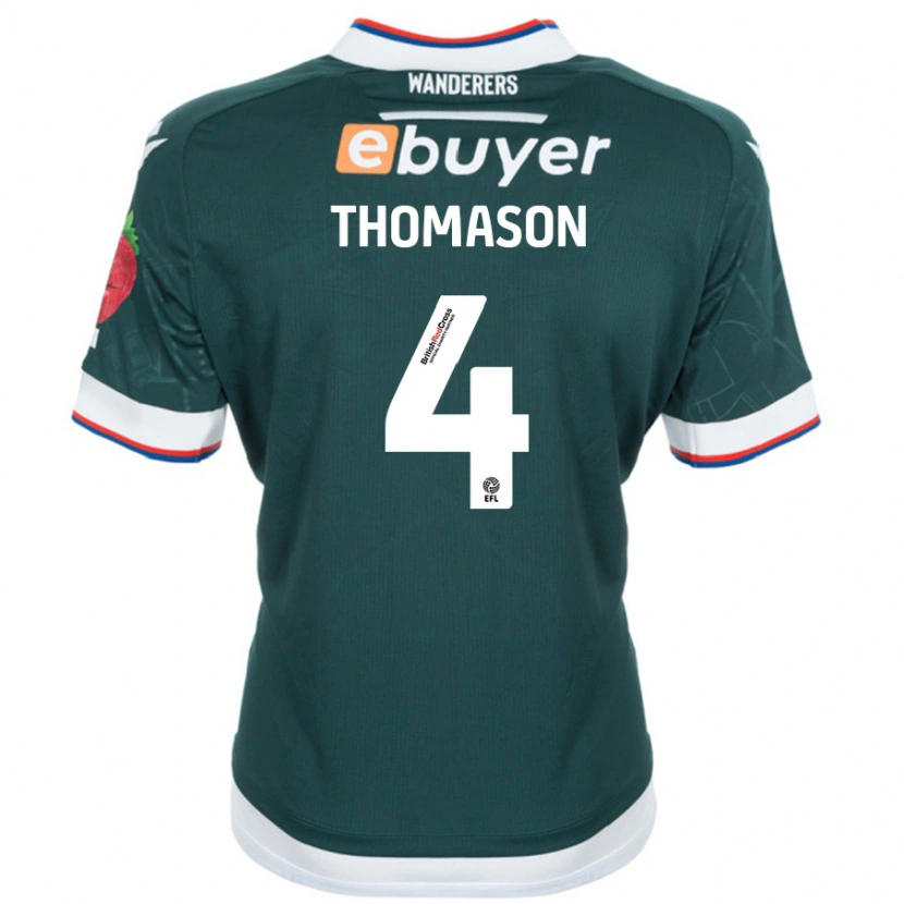 Danxen Dames George Thomason #4 Donkergroen Uitshirt Uittenue 2024/25 T-Shirt