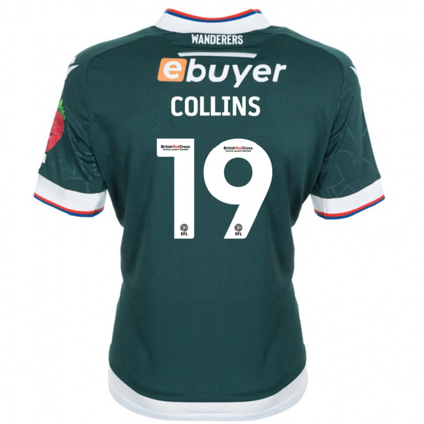 Danxen Dames Aaron Collins #19 Donkergroen Uitshirt Uittenue 2024/25 T-Shirt