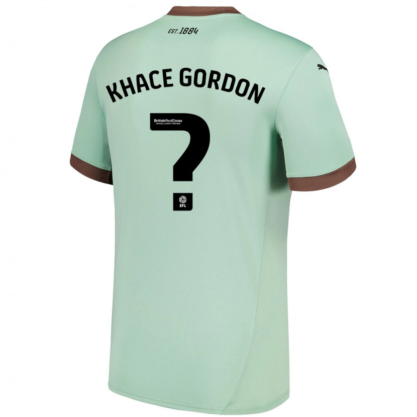 Danxen Dames Khace Gordon #0 Lichtgroen Uitshirt Uittenue 2024/25 T-Shirt