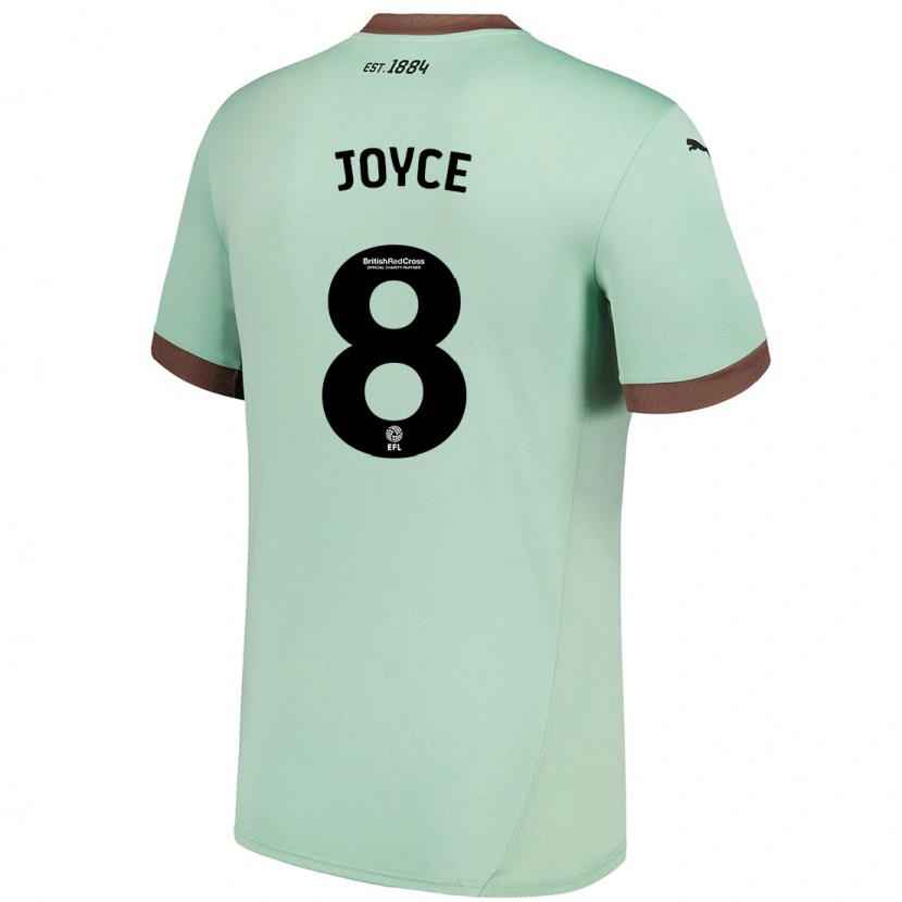 Danxen Dames Emily Joyce #8 Lichtgroen Uitshirt Uittenue 2024/25 T-Shirt