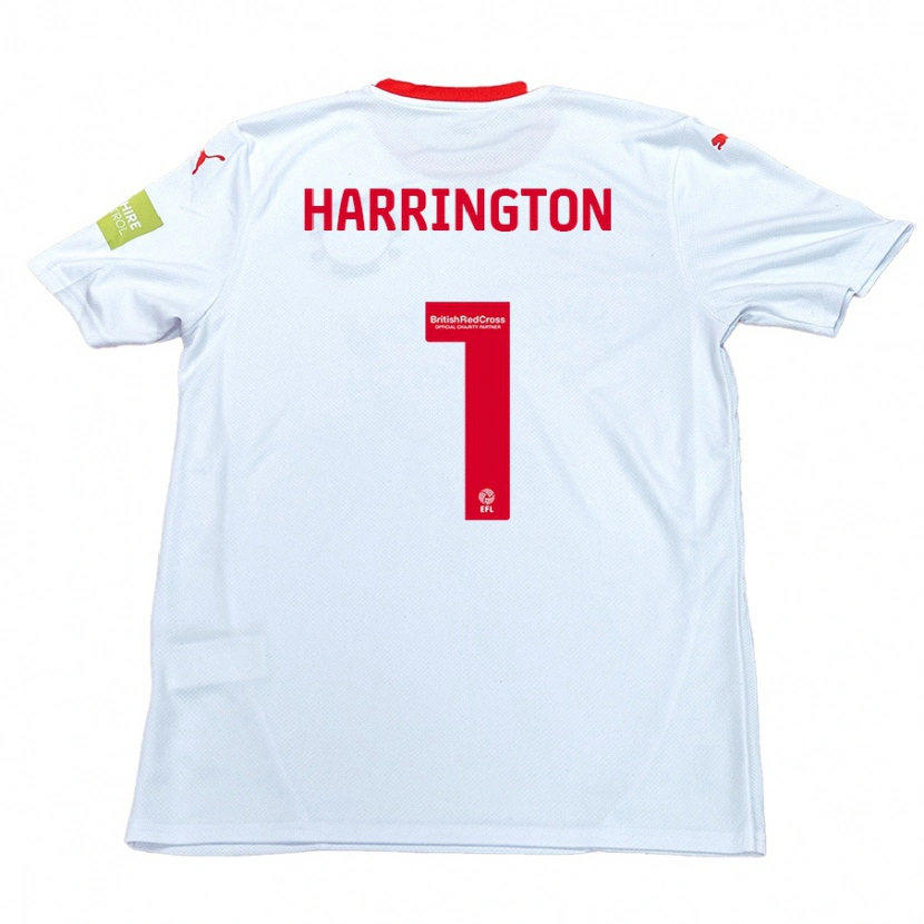 Danxen Dames David Harrington #1 Wit Uitshirt Uittenue 2024/25 T-Shirt