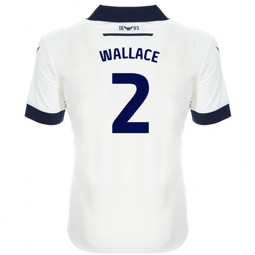 Danxen Dames Emily Wallace #2 Wit Marineblauw Uitshirt Uittenue 2024/25 T-Shirt