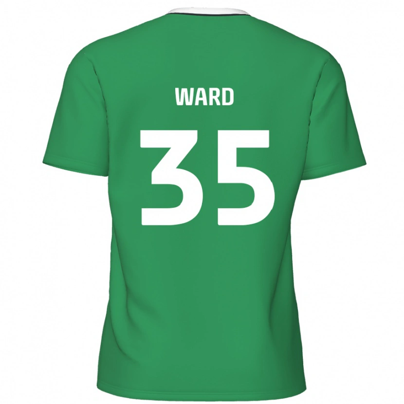 Danxen Dames Christie Ward #35 Groen Witte Strepen Uitshirt Uittenue 2024/25 T-Shirt