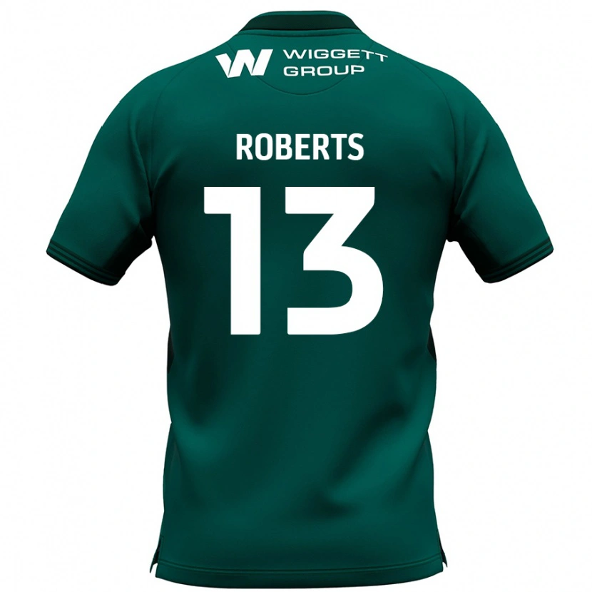 Danxen Dames Liam Roberts #13 Groen Uitshirt Uittenue 2024/25 T-Shirt