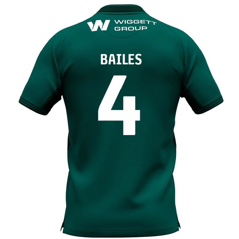 Danxen Dames Freya Bailes #4 Groen Uitshirt Uittenue 2024/25 T-Shirt