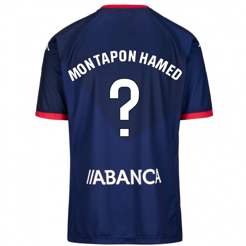 Danxen Dames Fadil Montapon Hamed #0 Marineblauw Uitshirt Uittenue 2024/25 T-Shirt