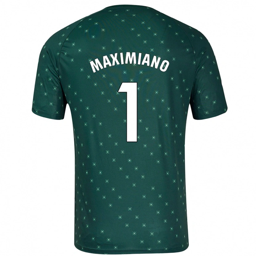 Danxen Dames Luís Maximiano #1 Donkergroen Uitshirt Uittenue 2024/25 T-Shirt