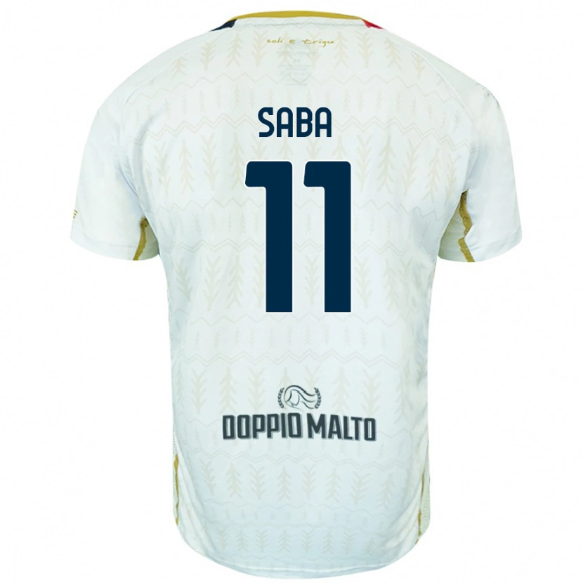 Danxen Dames Alessio Saba #11 Wit Uitshirt Uittenue 2024/25 T-Shirt