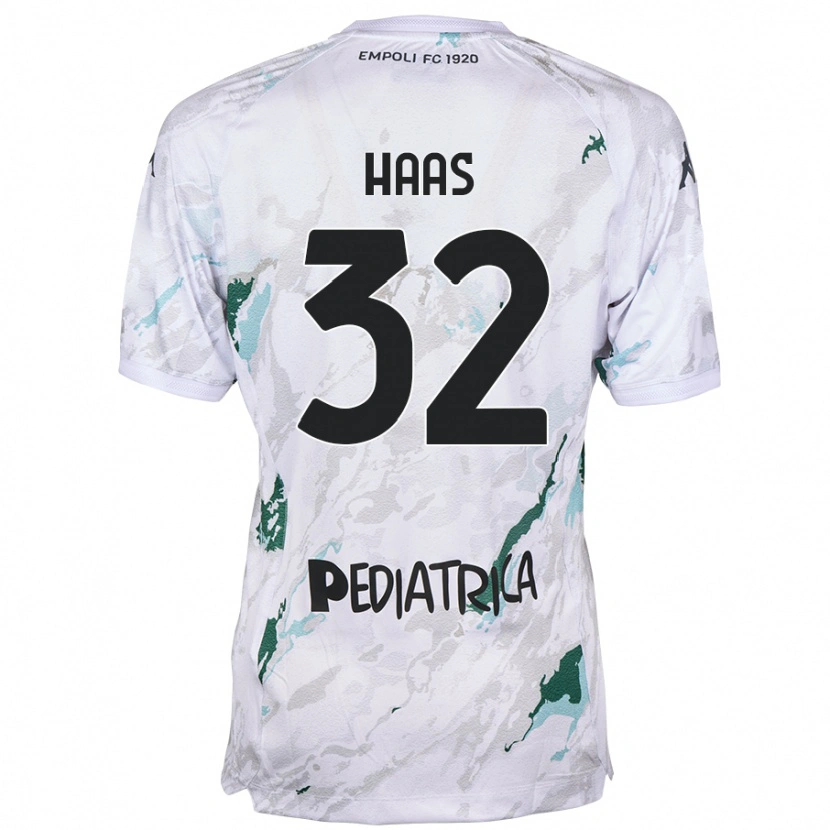 Danxen Dames Nicolas Haas #32 Grijs Uitshirt Uittenue 2024/25 T-Shirt