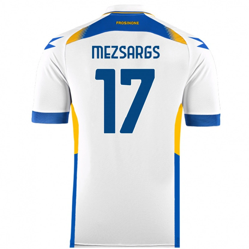 Danxen Dames Kristians Mezsargs #17 Wit Uitshirt Uittenue 2024/25 T-Shirt