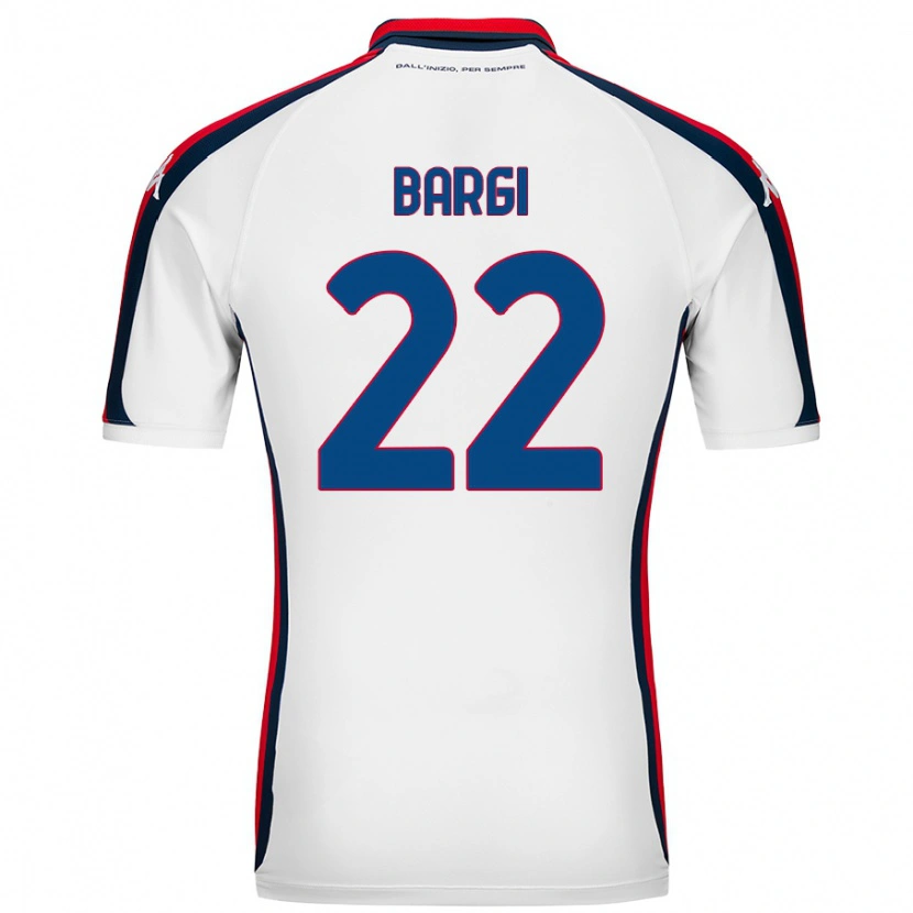 Danxen Dames Caterina Bargi #22 Wit Uitshirt Uittenue 2024/25 T-Shirt