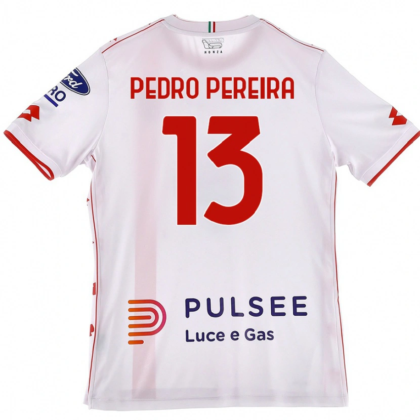 Danxen Dames Pedro Pereira #13 Wit Rood Uitshirt Uittenue 2024/25 T-Shirt