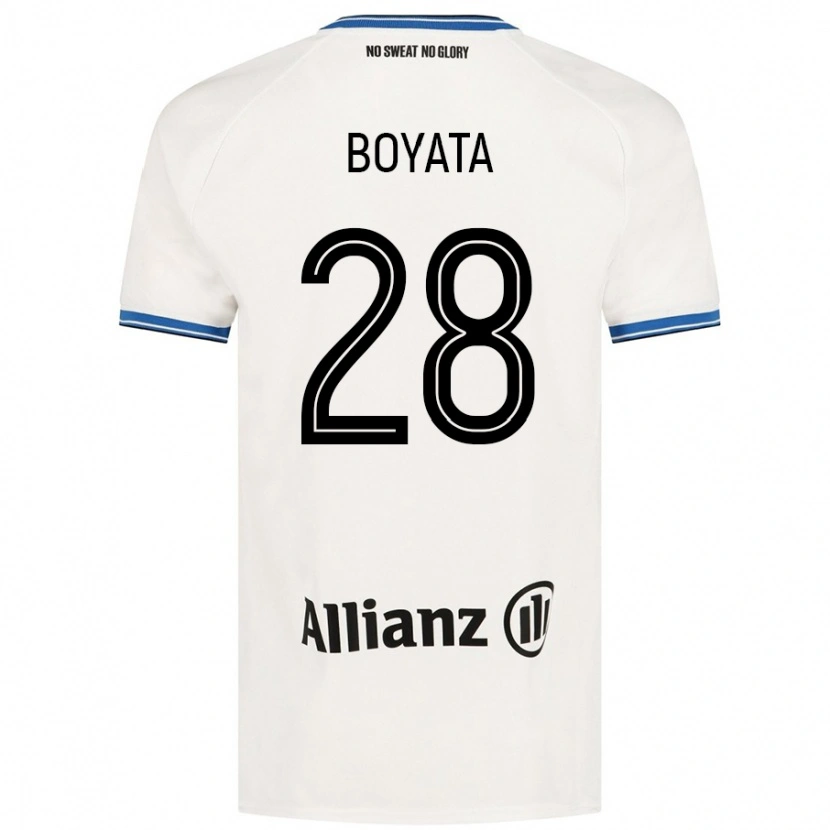 Danxen Dames Dedryck Boyata #28 Wit Uitshirt Uittenue 2024/25 T-Shirt