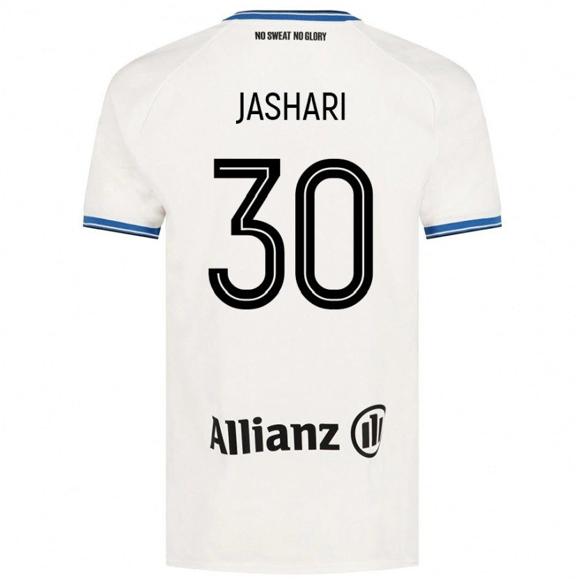 Danxen Dames Ardon Jashari #30 Wit Uitshirt Uittenue 2024/25 T-Shirt