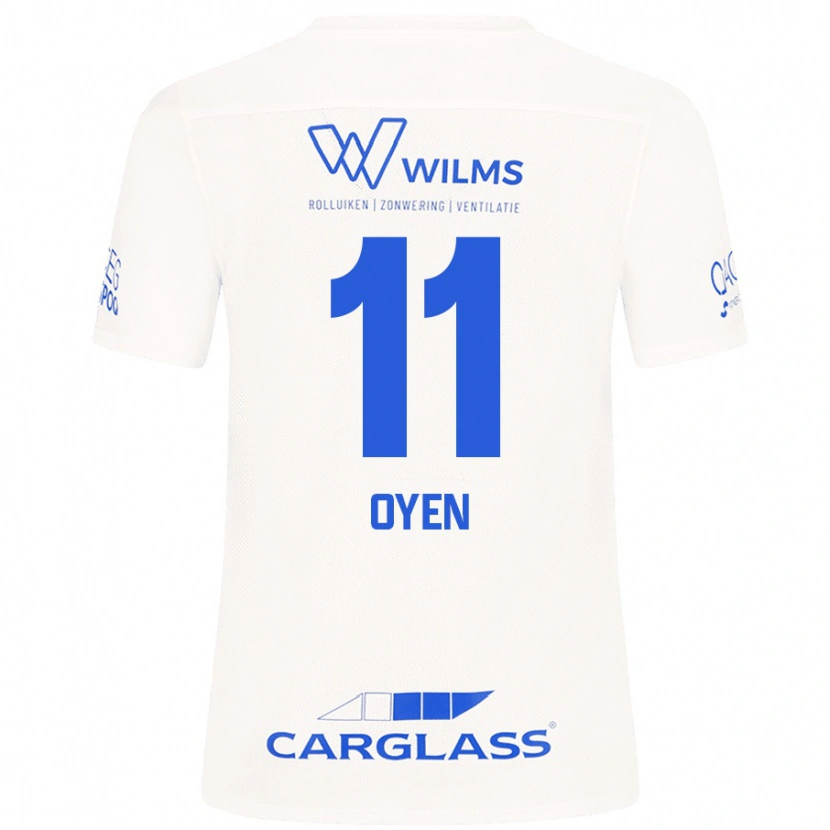 Danxen Dames Luca Oyen #11 Wit Uitshirt Uittenue 2024/25 T-Shirt