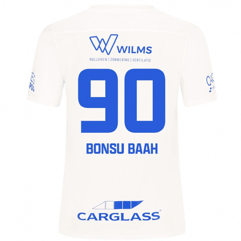 Danxen Dames Christopher Bonsu Baah #90 Wit Uitshirt Uittenue 2024/25 T-Shirt