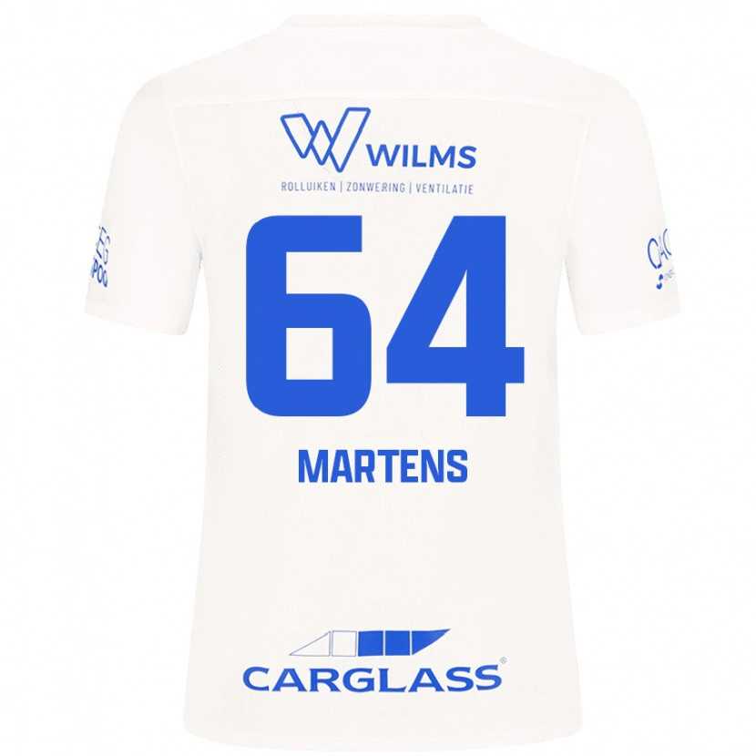 Danxen Dames Nolan Martens #64 Wit Uitshirt Uittenue 2024/25 T-Shirt