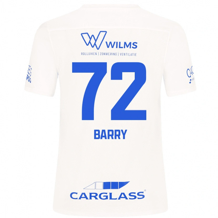 Danxen Dames Alpha Barry #72 Wit Uitshirt Uittenue 2024/25 T-Shirt