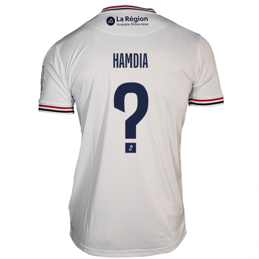 Danxen Dames Ilyes Hamdia #0 Wit Uitshirt Uittenue 2024/25 T-Shirt