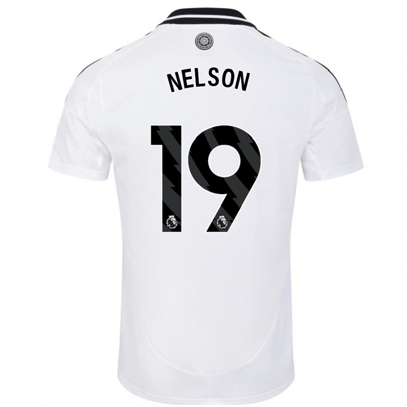 Danxen Kinderen Reiss Nelson #19 Wit Thuisshirt Thuistenue 2024/25 T-Shirt